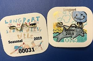 Badges Weekly Lot 6 Total Ventnor-Margate Beach Tags 