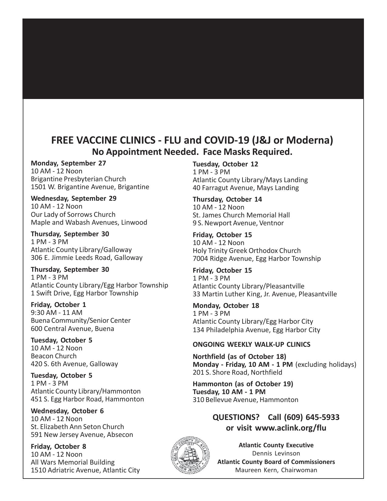 Flu COVID Vaccination Clinics 000001
